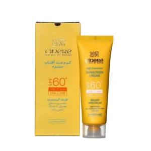 کرم ضدآفتاب بی‌رنگ سینره SPF60