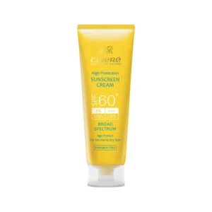 کرم ضدآفتاب بی‌رنگ سینره SPF60
