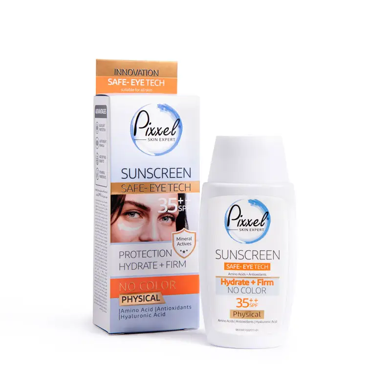 کرم ضد آفتاب فیزیکال بیرنگ پیکسل SPF35 مناسب انواع پوست